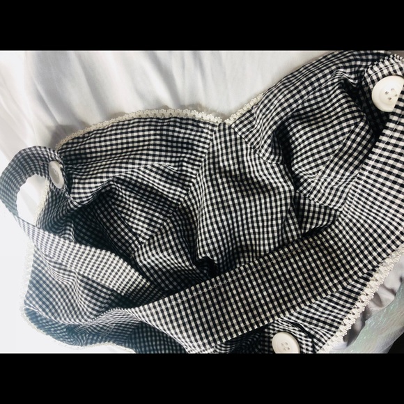 Plumeria Gingham Tulle Strap Dress Sz L Juniors - Picture 11 of 11